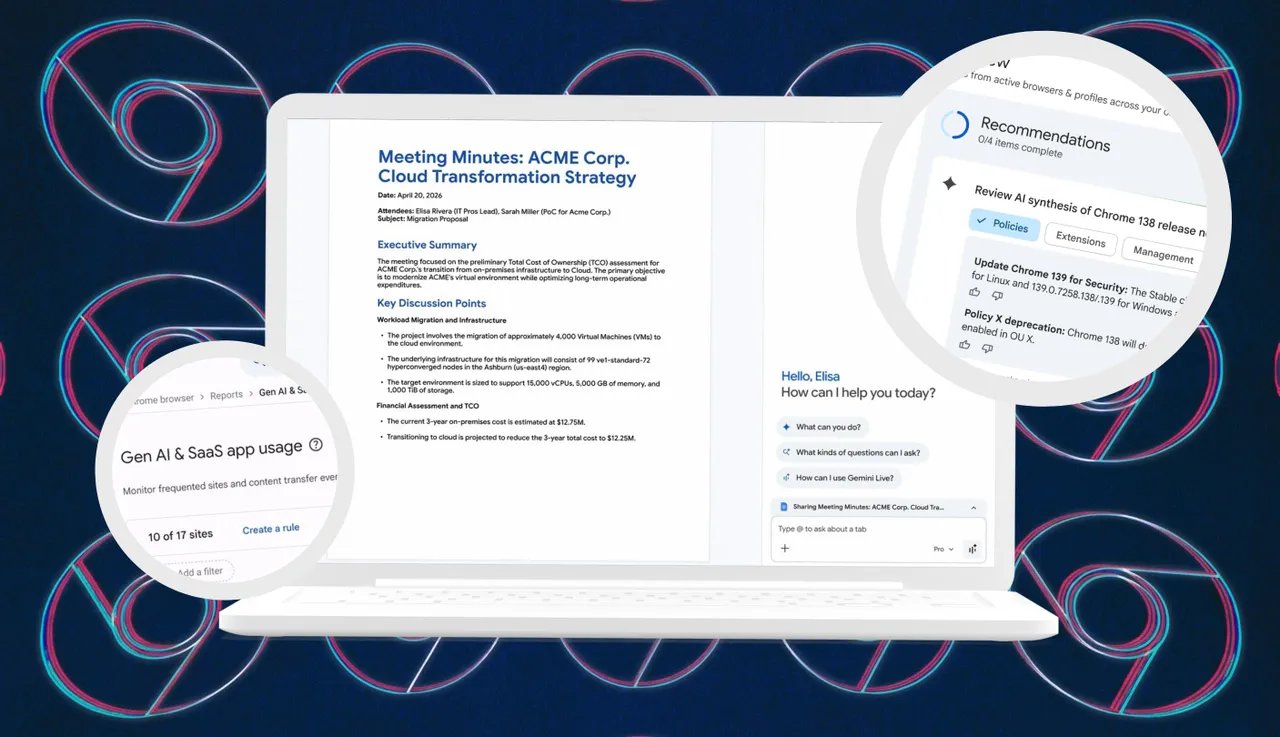 Google brings Auto browse and Skills to Chrome Enterprise - and a new 'Gemini Summary'