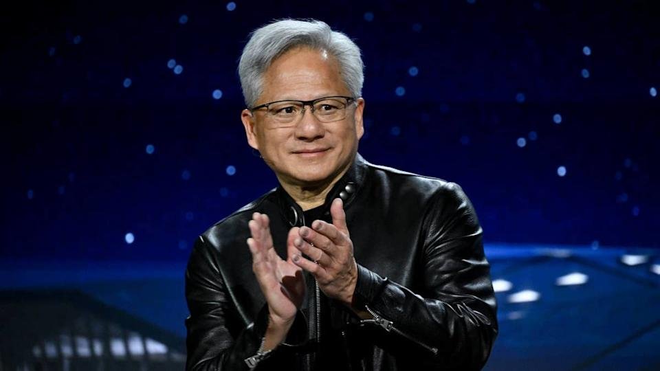 Jensen Huang applauds at Nvidia GTC 2026 as the company's AI chip boom fuels growth expectations.Bloomberg&sol;Getty Images