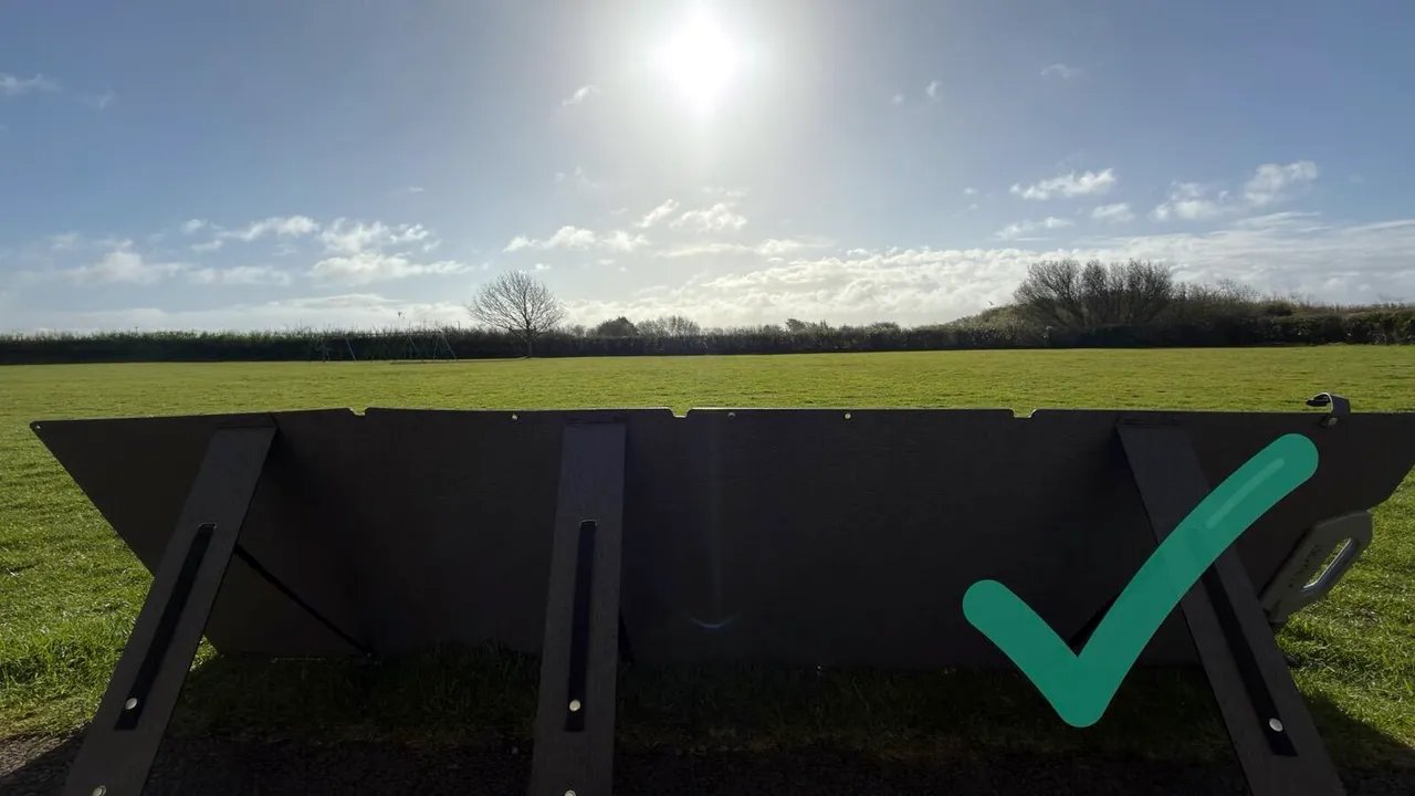 With 9AM April sun in the UK, this 200W panel cas pulling in 170W!