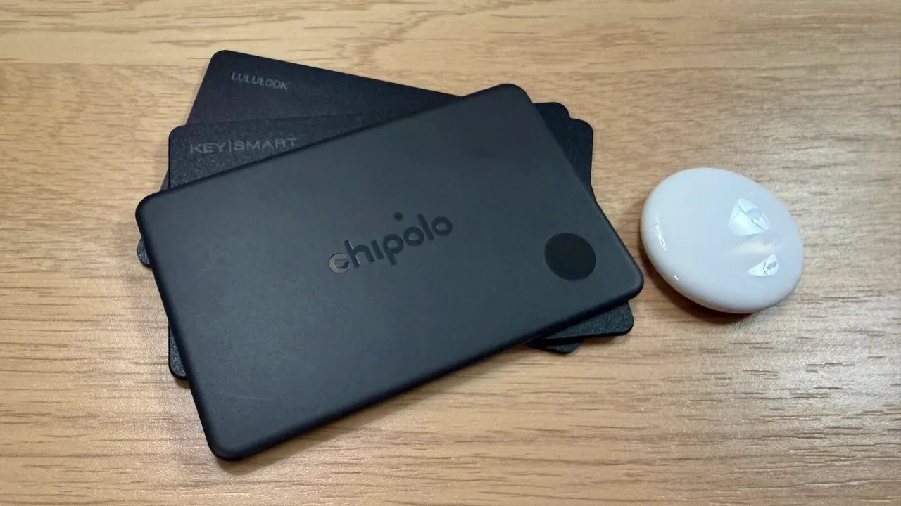 A selection of tracker tags