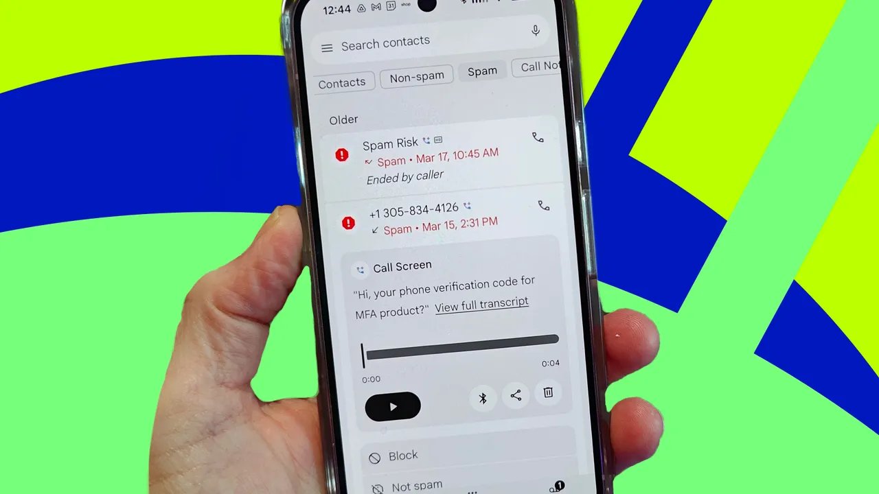 Pixel Spam Call Feature