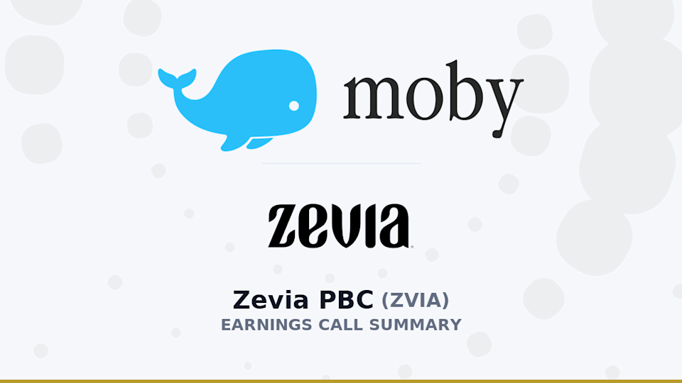 Zevia PBC Q1 2026 Earnings Call Summary