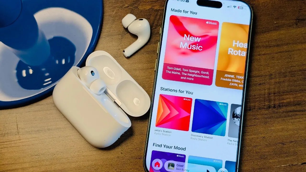 Apple Music homepage