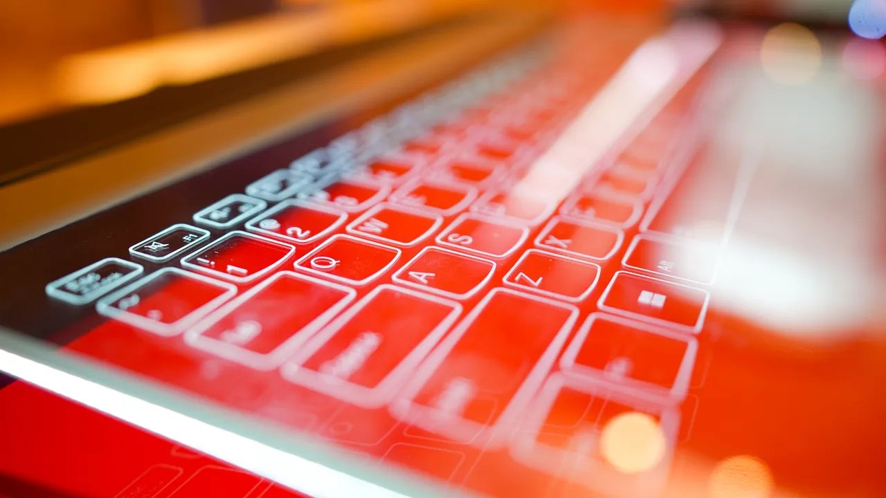 Lenovo AI PC Transparent laptop