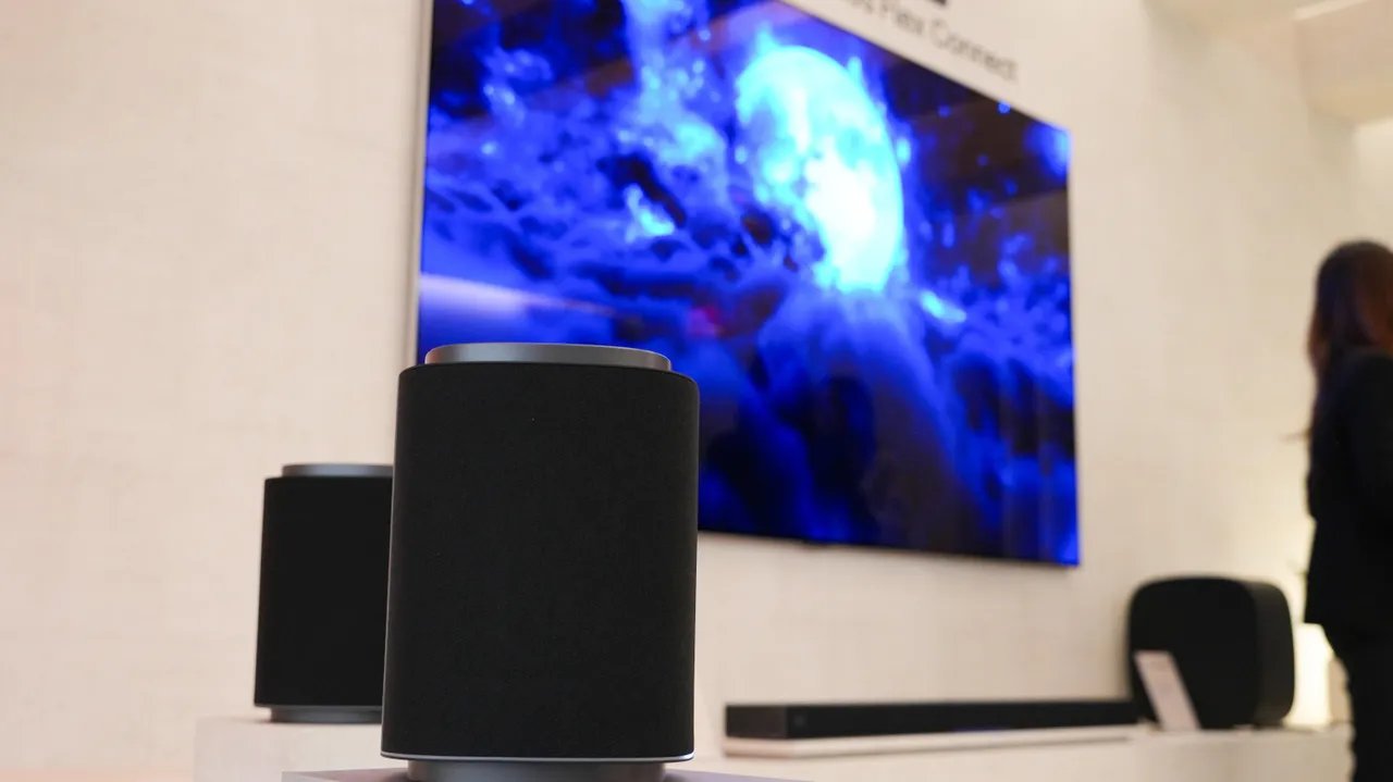 LG Sound Suite demo at CES 2026