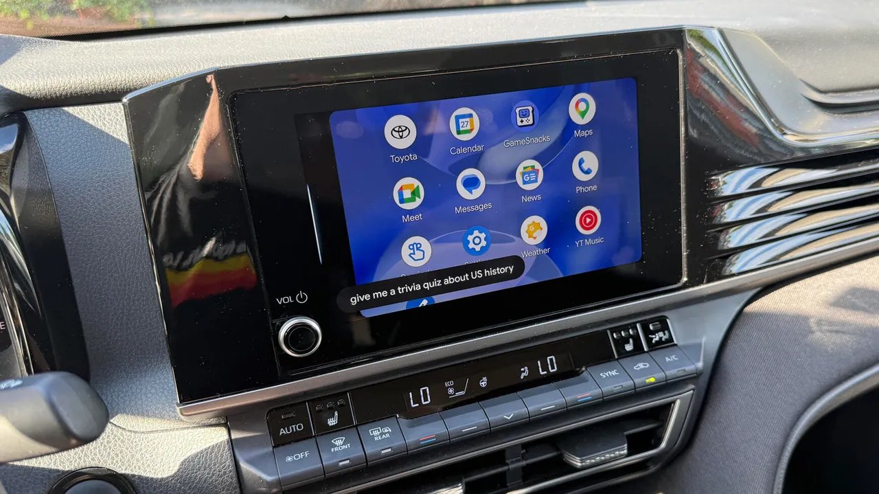 Using Google Gemini in the car