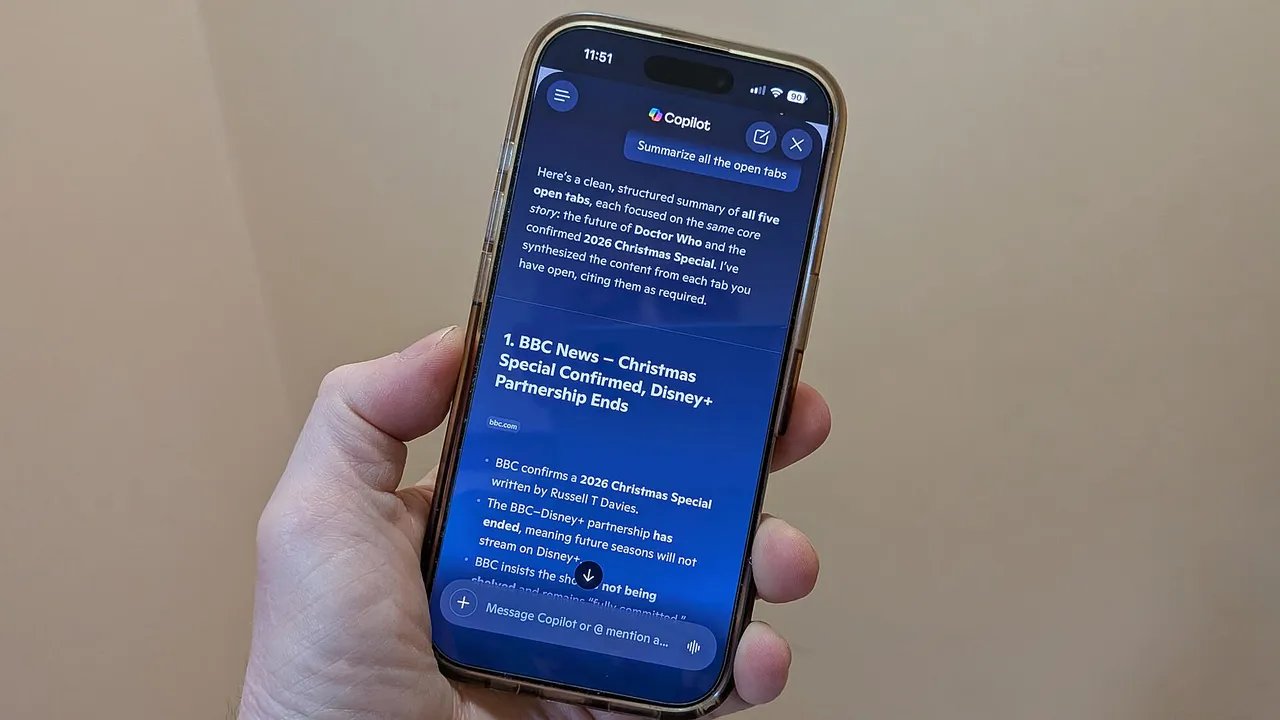 Mobile Edge using Copilot