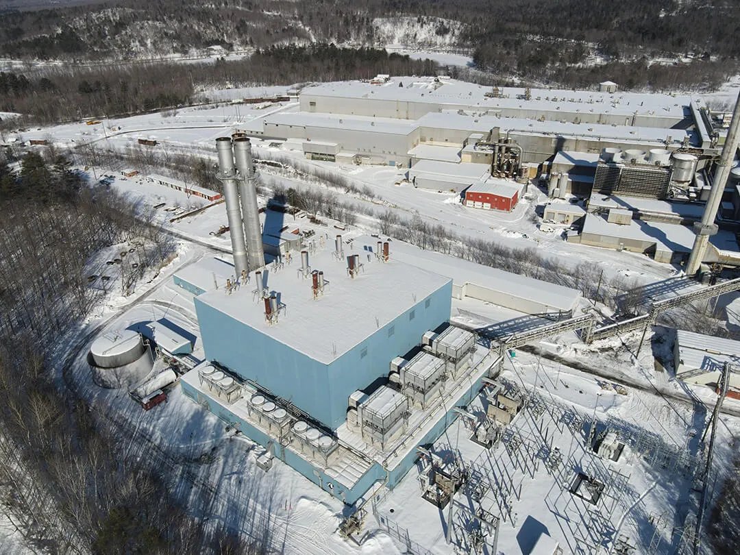 The Androscoggin Mill in Jay, Maine, closed in 2023 after an explosion. The site is now being considered for a data center.