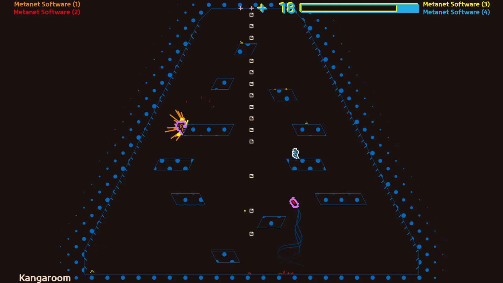 A screenshot from the video game N Plus Infinity Times Two.