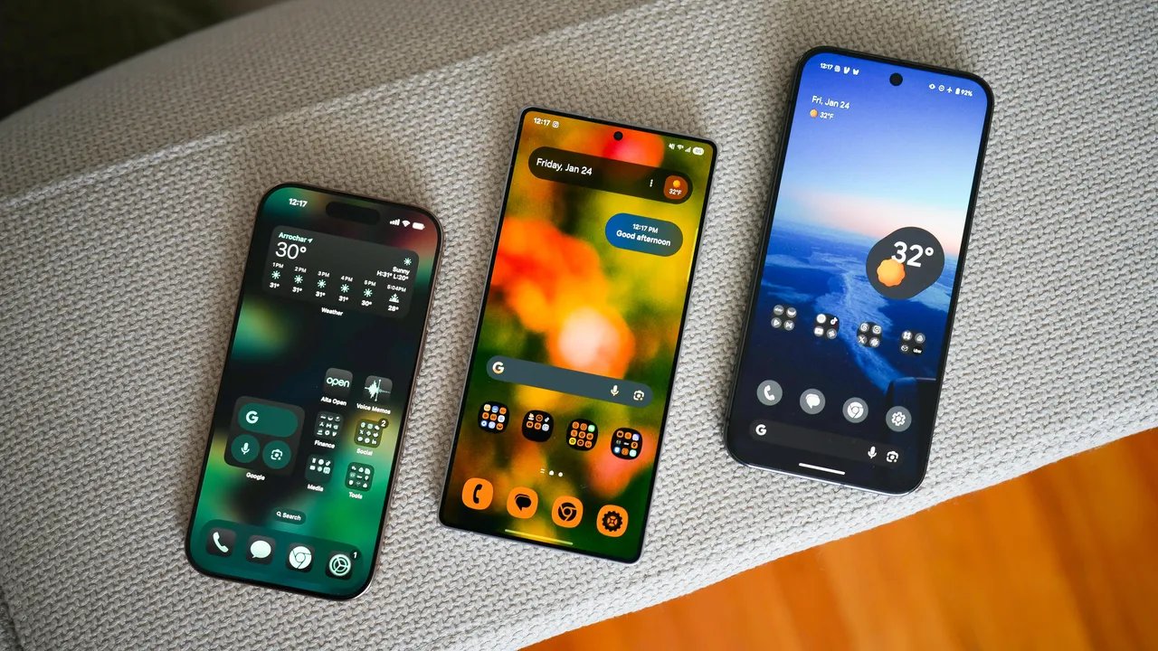 Samsung Galaxy S25 Ultra, iPhone 16 Pro, and Google Pixel 9 Pro XL